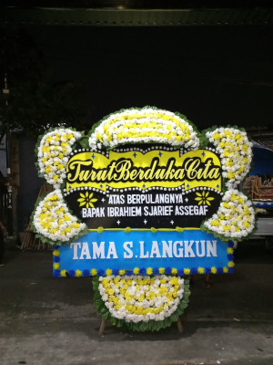 Papan Bunga Duka di Korumba